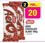 Nestle Aero Chocolate Slab Assorted-2x100g Each