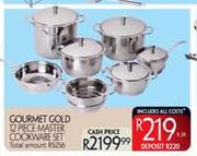 Gourmet Gold 12 Piece Master Cookware Set