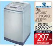 Kelvinator 12Kg Metallic Top Loader