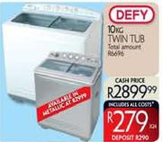 Defy 10Kg Twin Tub