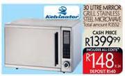Kelvinator 30Ltr Mirror Grill Stainless Steel Microwave