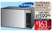 Samsung 30Ltr Black Mirror Grill Microwave