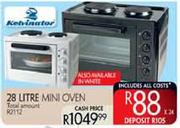 Kelvinator 28Ltr Mini Oven