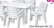 Sal Rectangular Table-135cm