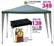 Camp Master PE Gazebo-3 x 3m Each