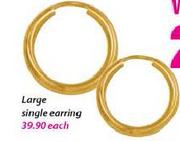 Large Single Earring-Each