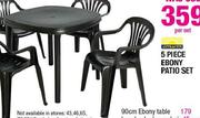 Antacite Ebony Table-90cm