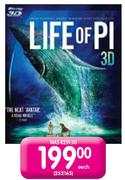 Life Of Pi 3D Blu-Ray
