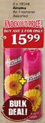 Airoma Air Freshener Assorted-2 x 180ml