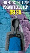 Pro Action Pre-Boys' Full Zip Polar Fleece Top