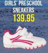 Pro Action Girls' Preschool Sneakers