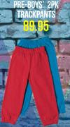 Pro Action Pre-Boys' 2Pk Trackpants