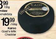 Karoo Goat's Milk Cheddar-100gm