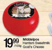 Middelpos Hantam Sweetmilk Goat's Cheese-100gm