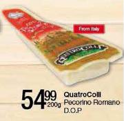Quatro Colll Pecorino Romano D.O.P-200gm