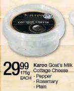 Karoo Goat's Milk Cottage Cheese Pepper-175gm Each