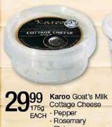 Karoo Goat's Milk Cottage Cheese Rosemary-175gm Each