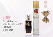 Monteil Royal Secret Eau De Toilette Gift Set-50ml