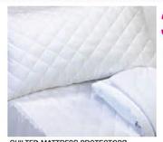 Simple Choice Queen Quilted Mattress Protectors-Each