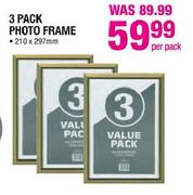 3 Pack Photo Frame-210x297mm Per Pack