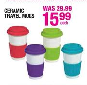 Ceramic Travel Mugs-Each