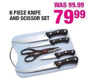 6-Piece Knife & Scissor Set