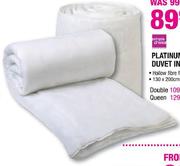 Simple Choice Platinum Double Duvet Inner-Each