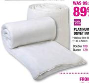 Simple Choice Platinum Queen Duvet Inner-Each