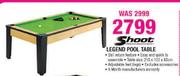 Shoot Legend Pool Table
