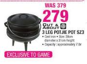 Out & About 3 Leg Potjie Pot SZ3