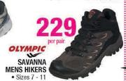 Olympic Savanna Mens Hikes(Sizes 7-11)-Per Pair