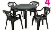 Ebony Table-90cm