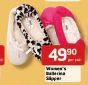 Women's Ballerina Slipper-Per Pair