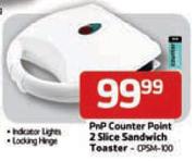 PnP Counter Point 2 Slice Sandwich Toaster(CPSM-100)