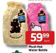  Plush Hot Water Bottle-Each