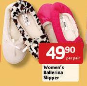 Women's Ballerina Slipper -Per Pair