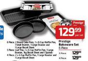 Prestige 6 Piece Bakeware Set - Per Set