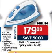 Philips Steam And Spray Iron-(GC1480) Each
