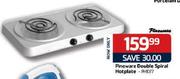 Pineware Double Spiral Hotplate-(PH1077) Each