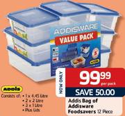 Addis Bag Of Addisware Foodsavers 12 Piece-Per Pack