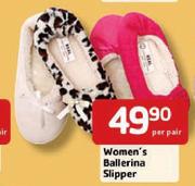 Women's Ballerina Slipper-Per Pair