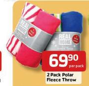 Polar Fleece Throw-2's Pack