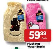 Plush Hot Water Bottle - Each