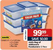 Addis 12Piece Bag Of Addisware Foodsavers - Per Pack