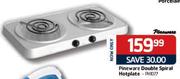Pineware Double Spiral Hotplate-Each