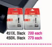 451XL Black Each