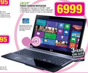 Acer Touch Screen Notebook