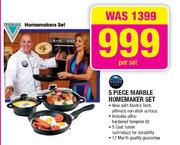 Verimark 5 Piece Marble Homemaker Set-Per Set