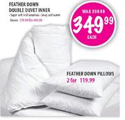 Feather Down Double Duvet Inner