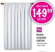 Woven Jacquard Curtain-Per Drop